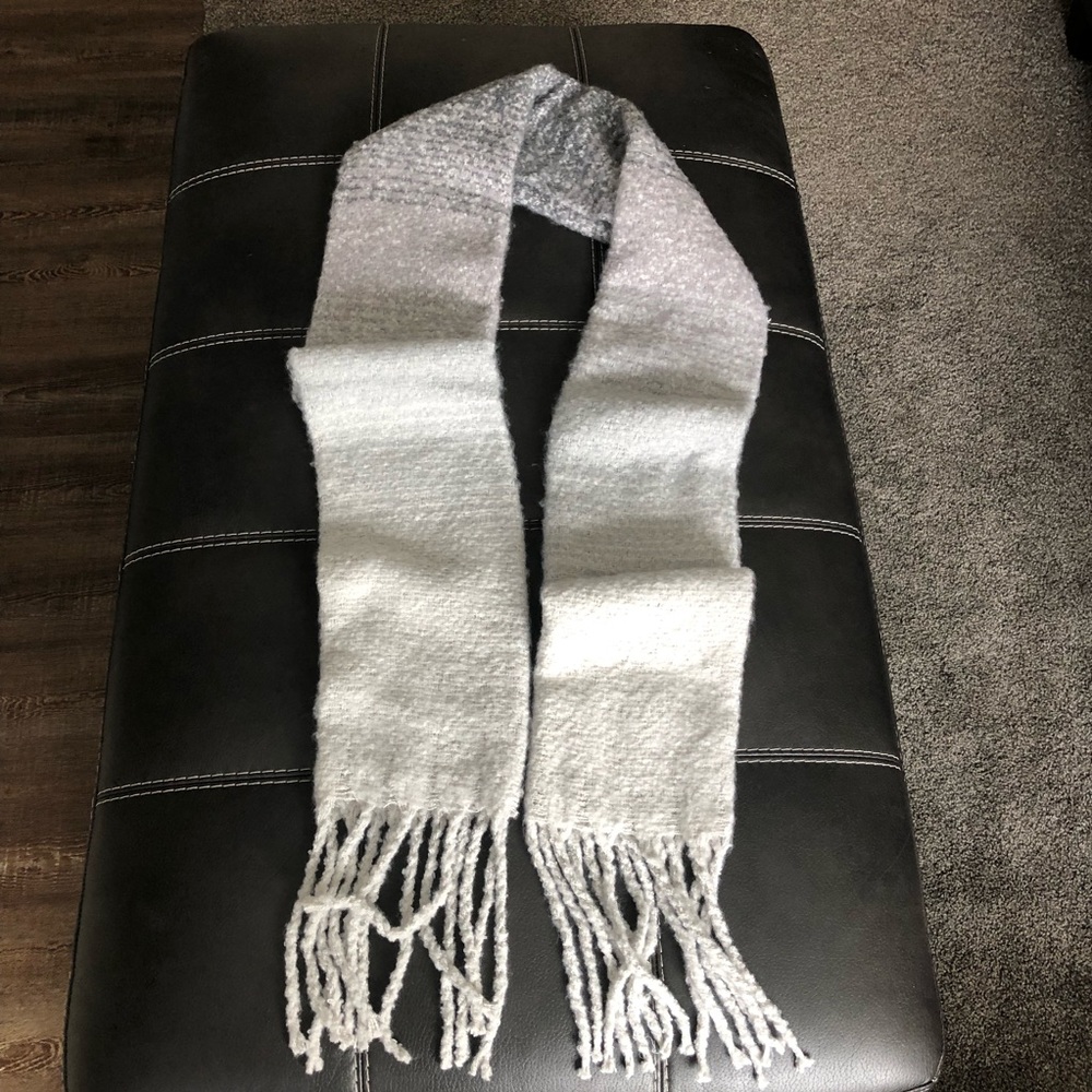 Oversized scarf.